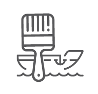 This is an image of boat paint